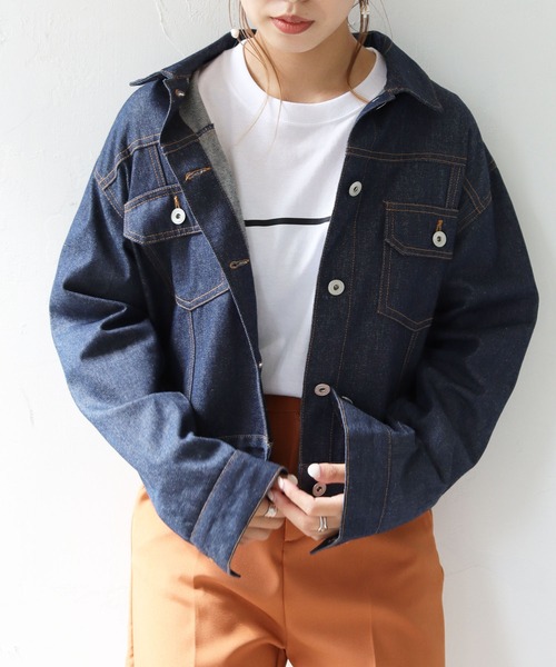 HER CLOSET(ハークローゼット)の「【HER CLOSET】WEB限定 オリジナルラインシンプルロゴロンT WEB LIMITED ORIGINAL LINE SIMPLE LOGO LONG TEE(Tシャツ/カットソー・レディース・ブラック/ホワイト・S/M/L)」の20枚目の写真