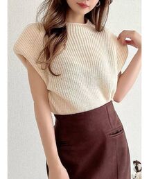 RESEXXY | フレンチスリーブタートルニットトップス(ニット/セーター)