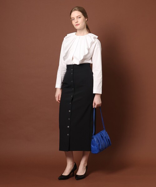 DRESSTERIOR（ドレステリア）の「◇ラッフルカラーブラウス