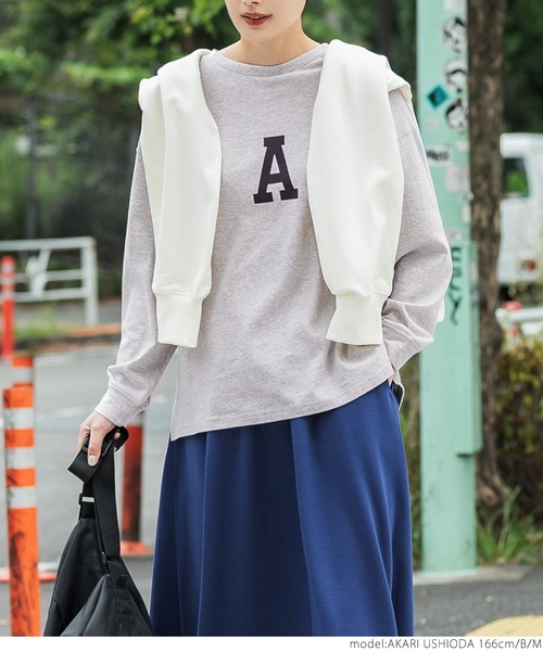 coca（coca）（コカ）の「ロゴロンTee（Tシャツ/カットソー・レディース・B/D/C/A・L/M）」の14枚目の写真