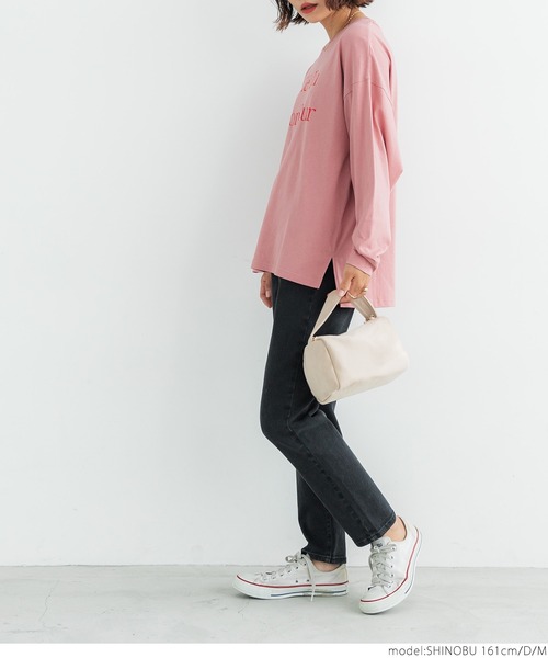 coca（coca）（コカ）の「ロゴロンTee（Tシャツ/カットソー・レディース・B/D/C/A・L/M）」の8枚目の写真