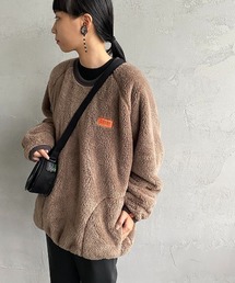 【FINEBOYS 2月号掲載】[UNIVERSAL OVERALL/ユニバーサルオーバーオール] 別注 クルーネックボアフリースプルオーバー
