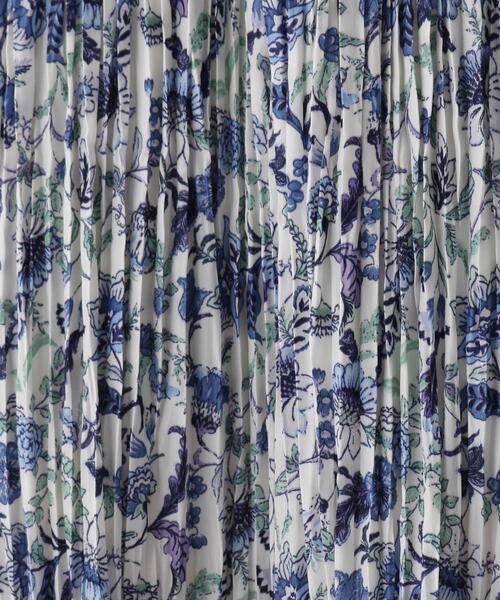 index（インデックス）の「◆ボタニカルフラワープリーツスカート【WEB限定サイズ】（スカート・レディース・ブラック系/ブルー系/ワイン系1・36/40/42/38）」の15枚目の写真