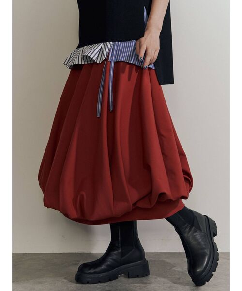希少 UN3D. BALLOON CUT SKIRT バルーン カット スカート セール】バルーンカットスカート（スカート）｜UN3D.（アンス
