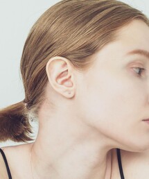 ete ピアス ミストピンク ブラウンダイヤモンド ete（エテ）の「○K10MPG ミストピンク ブラウンダイヤモンド