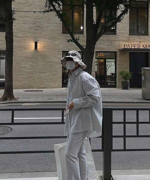 ASCLO（エジュクロ）の「ASCLO  Zigzag Bio Shirt (2color)（シャツ/ブラウス・メンズ・スカイブルー/ブラック・FREE）」の21枚目の写真