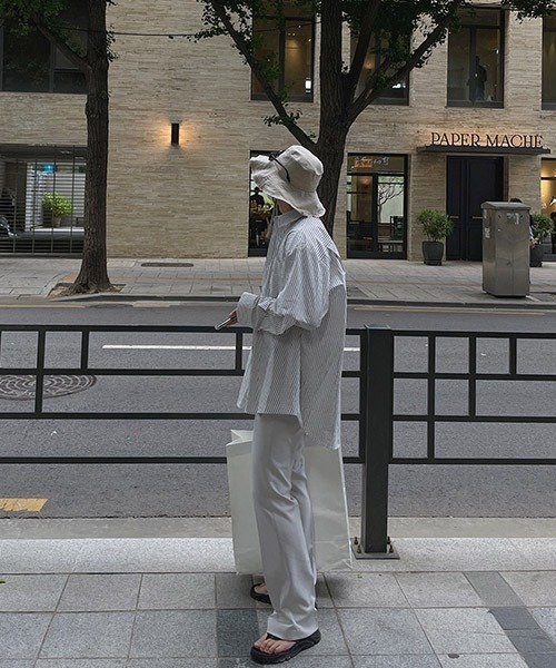 ASCLO（エジュクロ）の「ASCLO  Zigzag Bio Shirt (2color)（シャツ/ブラウス・メンズ・スカイブルー/ブラック・FREE）」の18枚目の写真