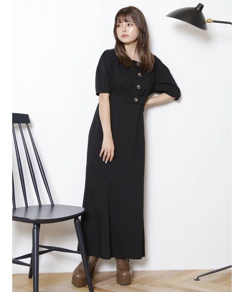 MURUA（ムルーア）の「2WAYコンビマーメイドワンピース（ワンピース・レディース・ブラウン/ブラック・FREE）」の3枚目の写真