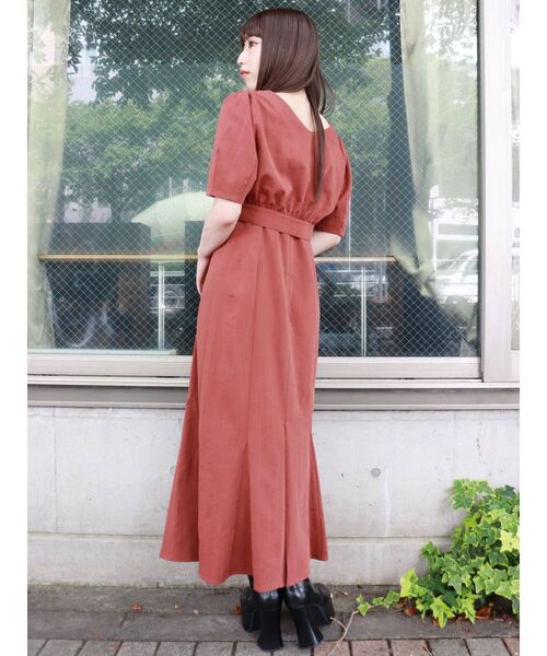 MURUA（ムルーア）の「2WAYコンビマーメイドワンピース（ワンピース・レディース・ブラウン/ブラック・FREE）」の8枚目の写真