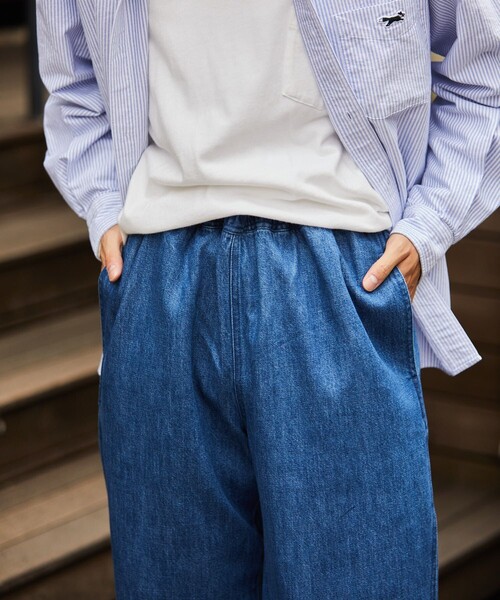 FREAK'S STORE（フリークスストア）の「テーパード スピンドル イージーパンツ/シェフパンツ（チノパンツ・メンズ・グレー系その他/チャコール/ネイビー/ブルー/グリーン/ブラウン系その他/オフホワイト/モスグリーン/ナチュラル/ベージュ/ダークグレー/キャメル/グレー/ブラウン・MEDIUM/SMALL/LARGE）」の15枚目の写真