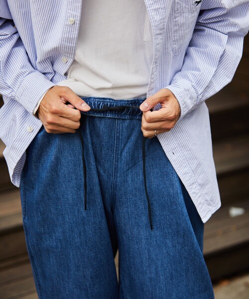 FREAK'S STORE（フリークスストア）の「テーパード スピンドル イージーパンツ/シェフパンツ（チノパンツ・メンズ・グレー系その他/チャコール/ネイビー/ブルー/グリーン/ブラウン系その他/オフホワイト/モスグリーン/ナチュラル/ベージュ/ダークグレー/キャメル/グレー/ブラウン・MEDIUM/SMALL/LARGE）」の19枚目の写真