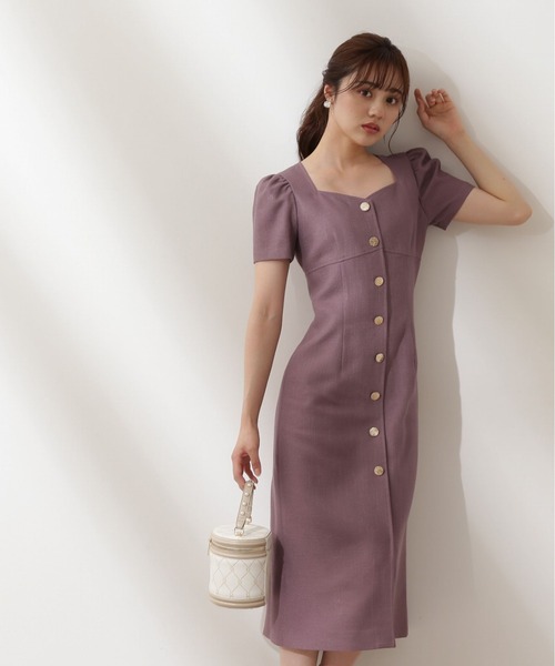 PROPORTION BODY DRESSING(プロポーションボディドレッシング)の「ツイードタイトワンピース / 1212240703(ワンピース・レディース・オフホワイト/ピンク/グリーン・SMALL/MEDIUM)」の10枚目の写真