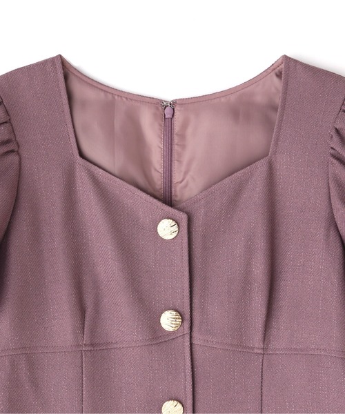 PROPORTION BODY DRESSING(プロポーションボディドレッシング)の「ツイードタイトワンピース / 1212240703(ワンピース・レディース・オフホワイト/ピンク/グリーン・SMALL/MEDIUM)」の20枚目の写真