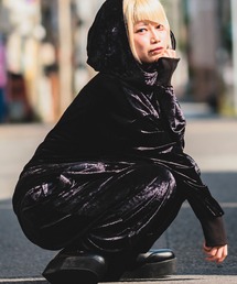 ベロアパーカー -オーバーサイズ-