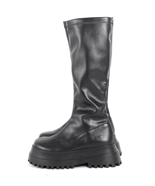 Figments(フィグメンツ)の「フィットロングブーツ(ブーツ・レディース・ブラック・SMALL/MEDIUM)」の3枚目の写真