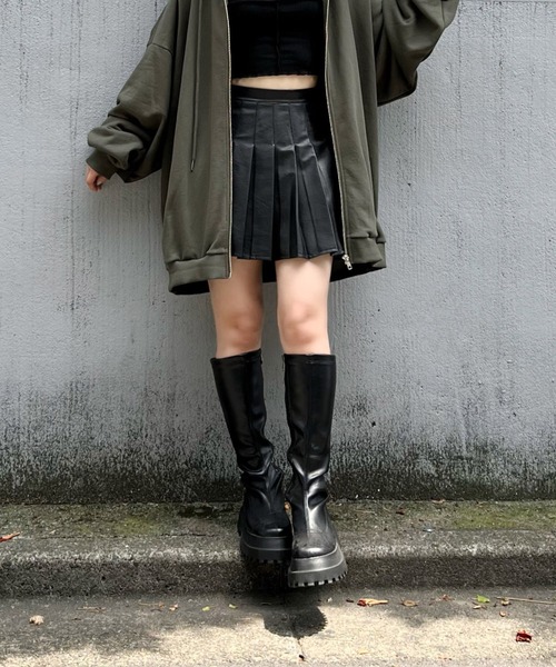 Figments(フィグメンツ)の「フィットロングブーツ(ブーツ・レディース・ブラック・SMALL/MEDIUM)」の17枚目の写真