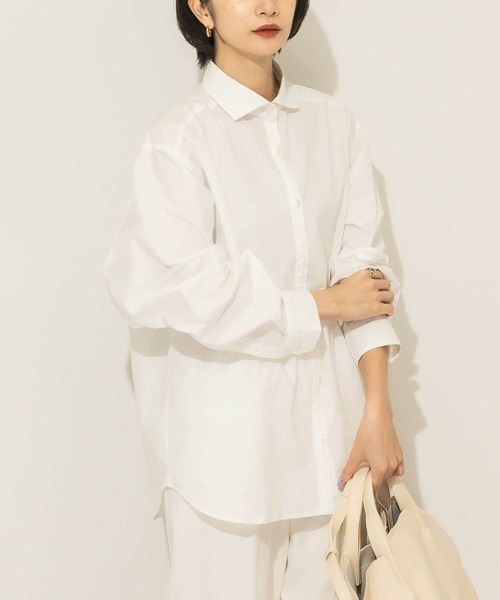 KBF（ケイビーエフ）の「立体スリーブシャツ（シャツ/ブラウス・レディース・ホワイト/ブルー/ネイビー・ONE）」の16枚目の写真