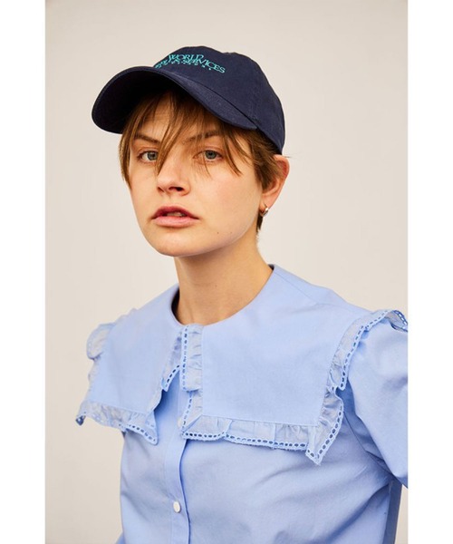 THE SHINZONE(ザ シンゾーン)の「world surplus CAP(キャップ・レディース・ホワイト/パープル/ネイビー・FREE)」の2枚目の写真