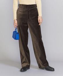 BEAUTY&YOUTH UNITED ARROWS | コットンレーヨン ベロア ストレート パンツ(その他パンツ)