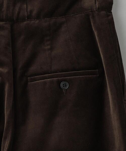 BEAUTY&YOUTH UNITED ARROWS（ビューティーアンドユースユナイテッドアローズ）の「コットンレーヨン ベロア ストレート パンツ（その他パンツ・レディース・オフホワイト/オリーブ/ピンク・S/M）」の19枚目の写真