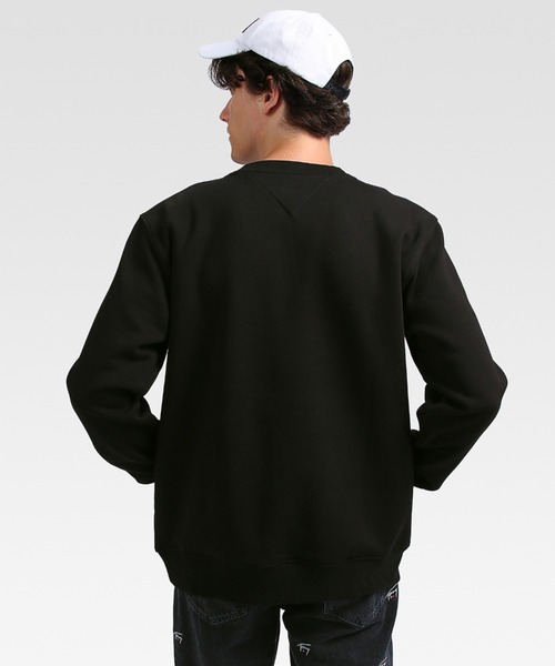 tommy jeans（トミー ジーンズ）の「リラックスカレッジスウェットシャツ（スウェット・メンズ・ライトグレー/ブラック/ベージュ・SMALL/MEDIUM/LARGE/X-LARGE/X-SMALL）」の9枚目の写真