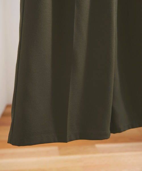 EMMA CLOTHES（エマクローズ）の「TRカルゼ ストレート 1タック センタープレス ワイドパンツ EMMA CLOTHES（スラックス・メンズ・グレー系/キャメル/ダークグリーン/アイボリー/オリーブ・S/M/L）」の21枚目の写真