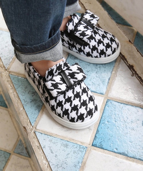 Rora（ローラ）の「レトロン 千鳥柄 スリッポン（スリッポン・キッズ・ブラック・17cm/20cm/21cm/23cm/22cm/19㎝/18cm）」の14枚目の写真