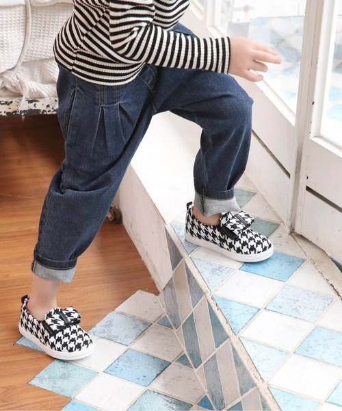 Rora（ローラ）の「レトロン 千鳥柄 スリッポン（スリッポン・キッズ・ブラック・17cm/20cm/21cm/23cm/22cm/19㎝/18cm）」の12枚目の写真