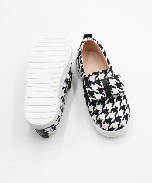 Rora（ローラ）の「レトロン 千鳥柄 スリッポン（スリッポン・キッズ・ブラック・17cm/20cm/21cm/23cm/22cm/19㎝/18cm）」の7枚目の写真