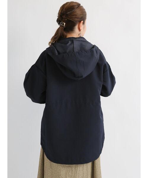 Te chichi TERRASSE（テチチテラス）の「ドロストマウンテンパーカー（ブルゾン・レディース・ベージュ/ネイビー/モカ・ﾌﾘ-）」の18枚目の写真