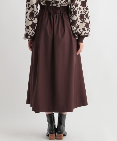 Andemiu（アンデミュウ）の「ドレープスカート166987（スカート・レディース・ベージュ/ブラウン/グレー・FREE）」の7枚目の写真