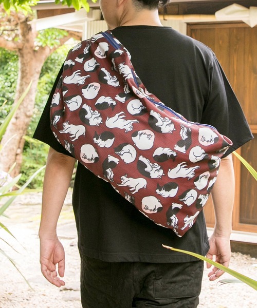 倭物やカヤ(ワモノヤカヤ)の「【倭物やカヤ】ものころ たすきバッグ(ボディバッグ/ウエストポーチ・レディース・パープル系その他/レッド/ネイビー・FREE)」の3枚目の写真