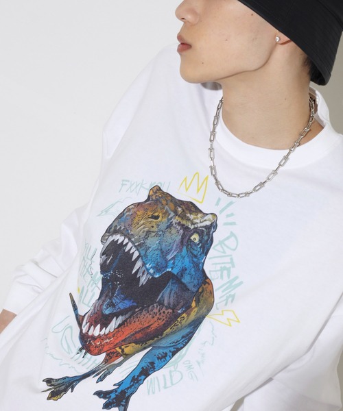 LEGENDA(レジェンダ)の「レジェンダ T-REX 2022 ロングスリーブTシャツ / LEGENDA T-REX 2022 Long-Sleeve T-Shirt(Tシャツ/カットソー・メンズ・ホワイト/ブラック・FREE)」の19枚目の写真
