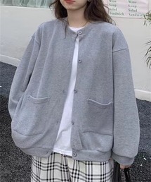 裏毛スウェット カーディガン