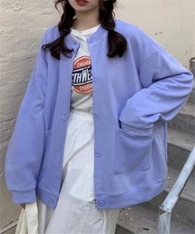 裏毛スウェット カーディガン
