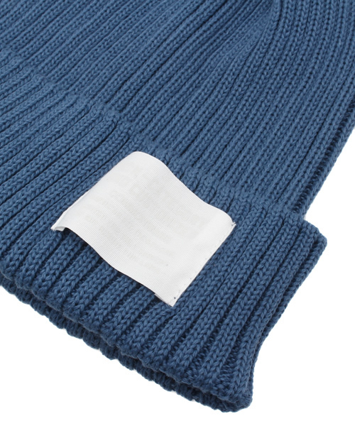 AMERICAN RAG CIE（アメリカンラグシー）の「AMERICAN RAG CIE&Magine COMMONWARE コットンリネンワッチキャップ（ニットキャップ/ビーニー・メンズ・ホワイト/ブラック/オリーブ/ブルー・FREE）」の6枚目の写真