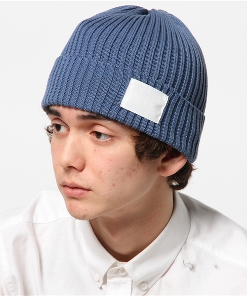 AMERICAN RAG CIE（アメリカンラグシー）の「AMERICAN RAG CIE&Magine COMMONWARE コットンリネンワッチキャップ（ニットキャップ/ビーニー・メンズ・ホワイト/ブラック/オリーブ/ブルー・FREE）」の9枚目の写真