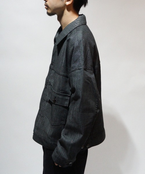 superNova.(スーパーノヴァ)の「Big jean jacket - Tencel denim superNova.(スーパーノヴァ)の「Big jean jacket - Tencel denim