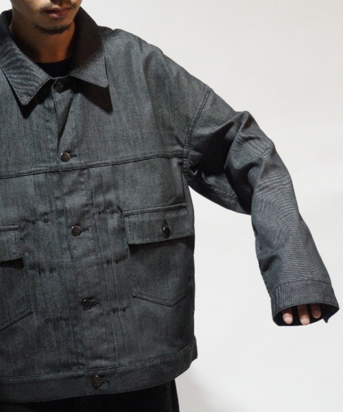 superNova.（スーパーノヴァ）の「Big jean jacket - Tencel denim