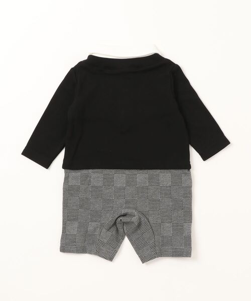 Aenak （アエナック）の「【Aenak / アエナック】フォーマルVネックロンパース（ロンパース・キッズ・グレー/ブラック系その他・80/70）」の3枚目の写真