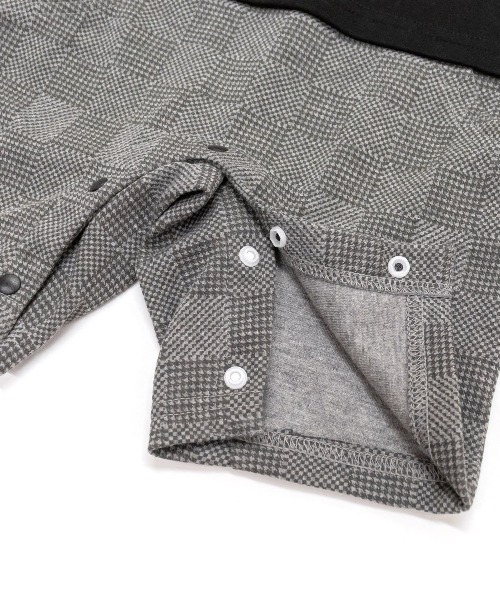 Aenak （アエナック）の「【Aenak / アエナック】フォーマルVネックロンパース（ロンパース・キッズ・グレー/ブラック系その他・80/70）」の6枚目の写真