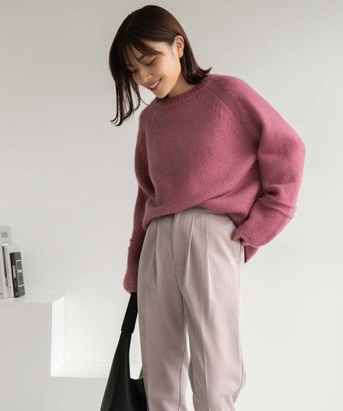 Edit Sheen（エディットシーン）の「ベーシックテーパードパンツ（その他パンツ・レディース・キャメル/ベビーピンク/グレイッシュベージュ・S/M/L）」の21枚目の写真