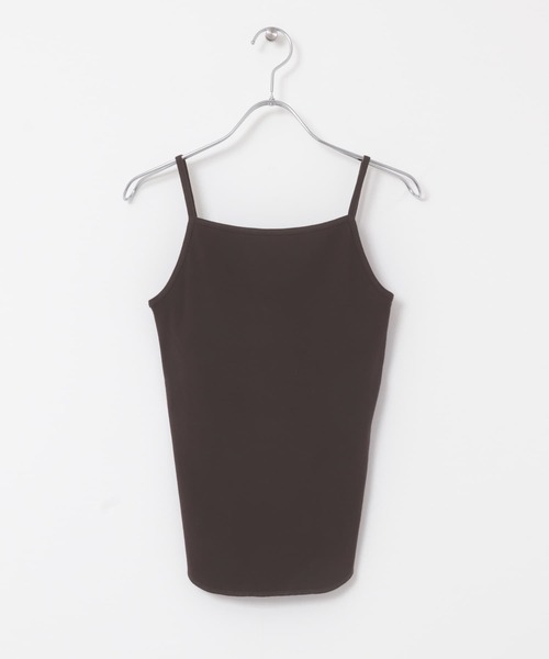 KBF（ケイビーエフ）の「カップ付きキャミソール（キャミソール・レディース・ダークブラウン/オフホワイト/ブラック・ONE）」の13枚目の写真