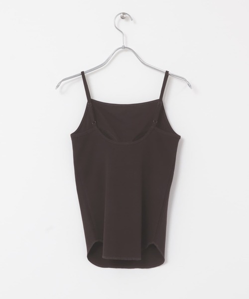 KBF（ケイビーエフ）の「カップ付きキャミソール（キャミソール・レディース・ダークブラウン/オフホワイト/ブラック・ONE）」の14枚目の写真