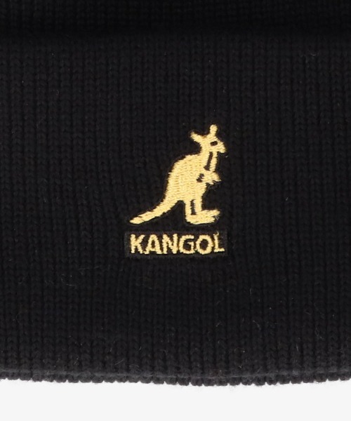 KANGOL（カンゴール）の「KANGOL/カンゴール/Acrylic Cuff Pull-On（ニットキャップ/ビーニー・メンズ・ブラック・F）」の6枚目の写真