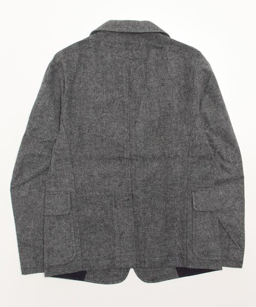 A VONTADE（アボンタージ）の「【A VONTADE】ア ボンタージ/Cotton Melton 3B Jacket（テーラードジャケット・メンズ・チャコールグレー・SMALL/MEDIUM）」の3枚目の写真