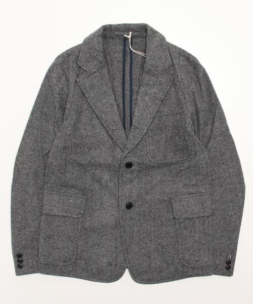 A VONTADE（アボンタージ）の「【A VONTADE】ア ボンタージ/Cotton Melton 3B Jacket（テーラードジャケット・メンズ・チャコールグレー・SMALL/MEDIUM）」の5枚目の写真