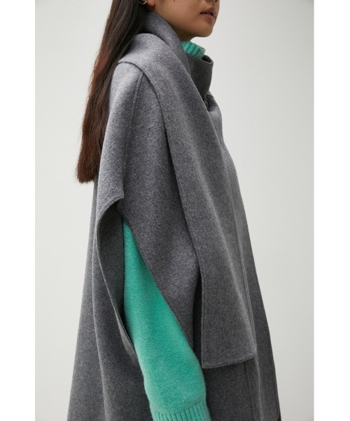 AZUL by moussy（アズールバイマウジー）の「【PLUS】 RIVER PONCHO VEST/リバーポンチョベスト（ベスト・レディース・ブラック/杢グレー・FREE）」の19枚目の写真