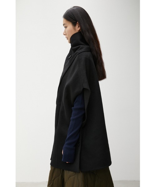 AZUL by moussy（アズールバイマウジー）の「【PLUS】 RIVER PONCHO VEST/リバーポンチョベスト（ベスト・レディース・ブラック/杢グレー・FREE）」の10枚目の写真