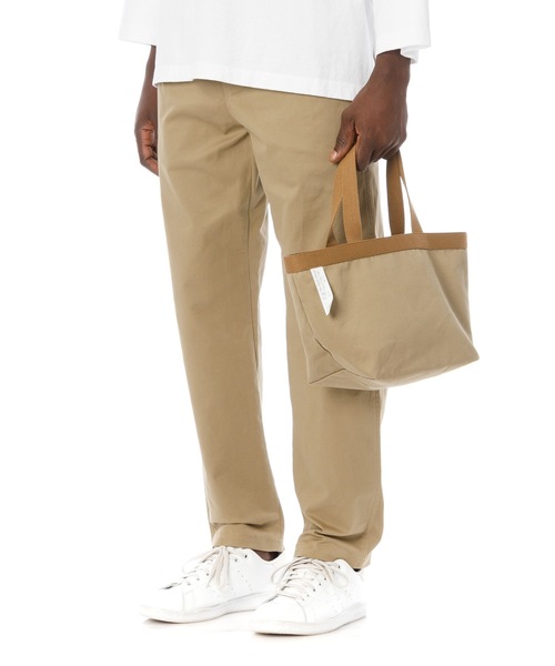 DAILY STANDARD by SANDINISTA(デイリースタンダードバイサンディニスタ)の「Chino Tote Bag - S / チノトートバッグ - スモール(トートバッグ・メンズ・ベージュ系その他/ブラック・FREE)」の8枚目の写真